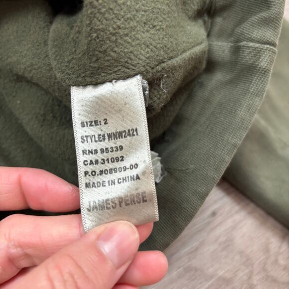 Standard James Perse Cropped Military Jacket Women's 2 / Medium - Picture 8 of 12